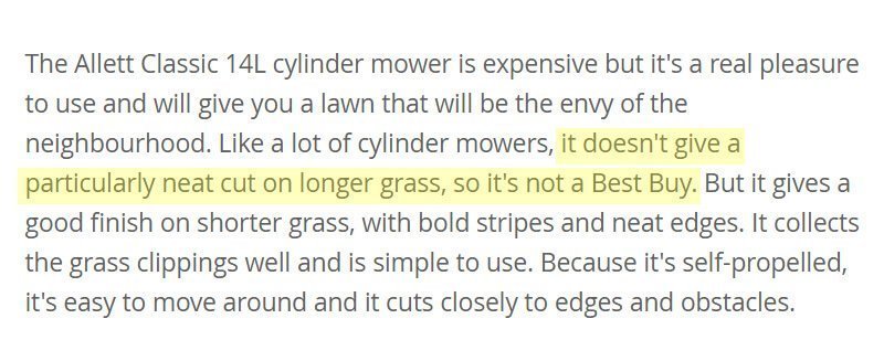 Allett Classic 14L & 17L Review: The Best Mower For Formal Lawns?